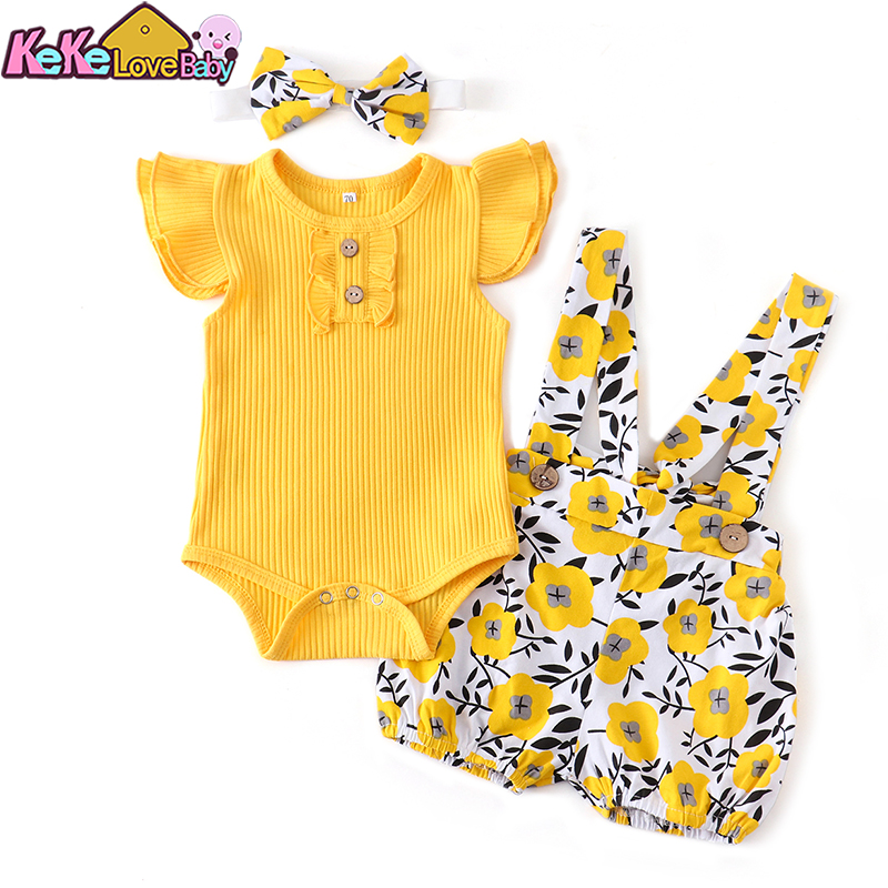 Baby Clothing Clearance - Summer Baby Girl Clothes Set Fashion