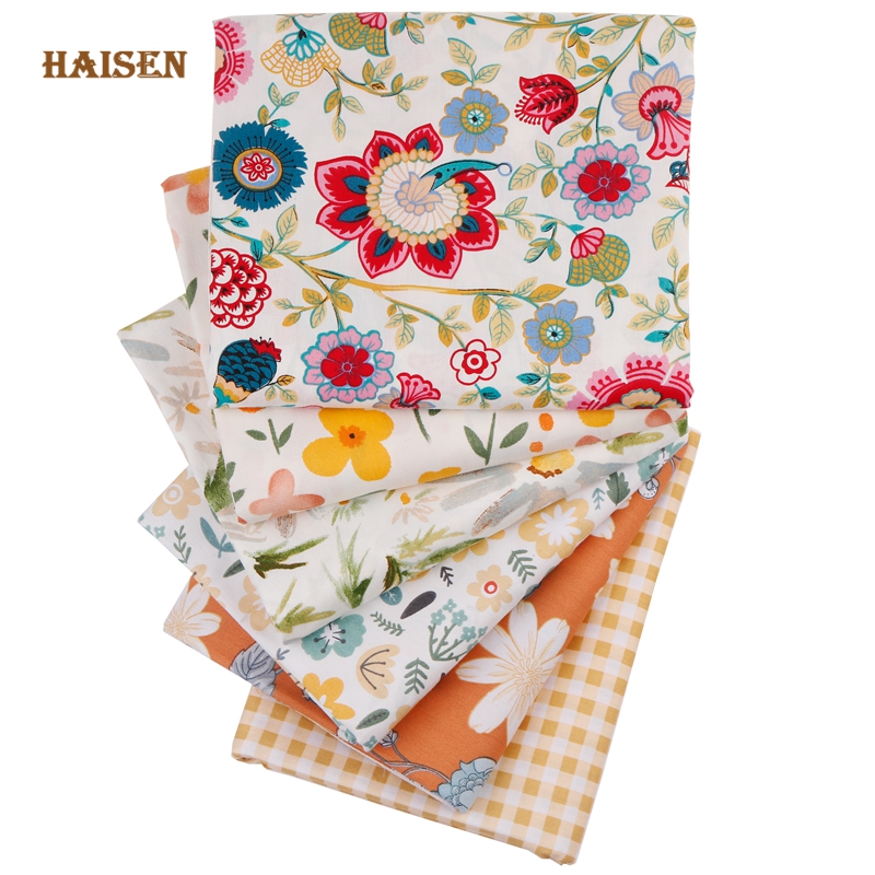 Baby X Clothing - 6pcs 40x50cm Cotton Twill Patchwork Fabric
