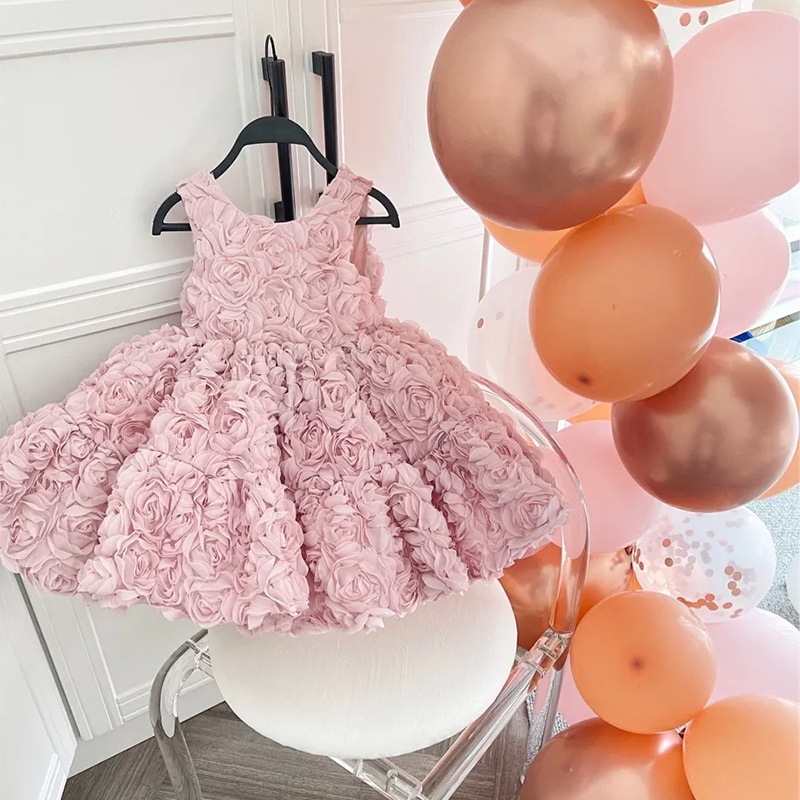 Girls Birthday Princess Dress  - đánh giá và giá Baby Clothing High End