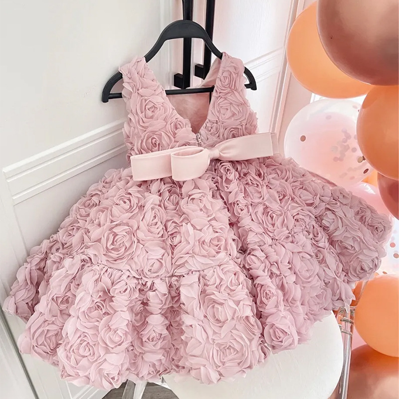 Girls Birthday Princess Dress  - đánh giá và giá Baby Clothing High End