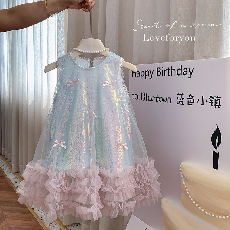 Girls Dress Summer New Childre - đánh giá và giá Baby Clothing High End