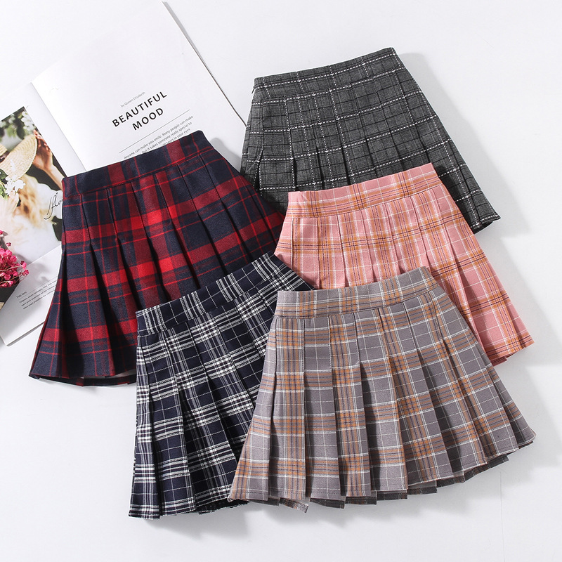Vintage Pleated Plaid Skirts f - đánh giá và giá Baby Clothing Line