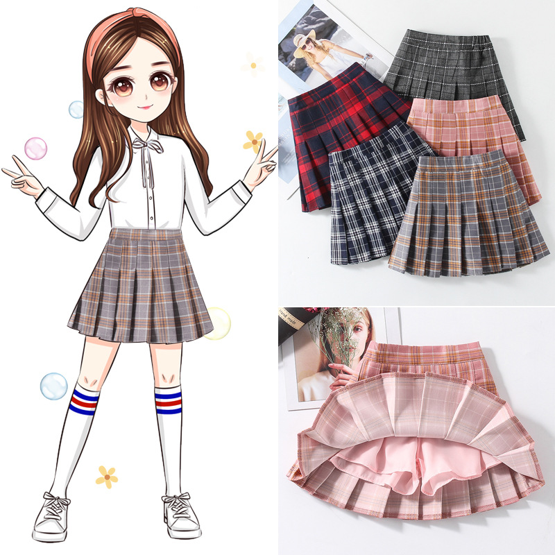 Vintage Pleated Plaid Skirts f - đánh giá và giá Baby Clothing Line