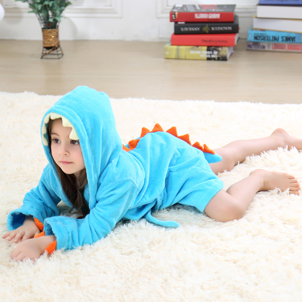 Children's Bathrobe Hooded Dra - đánh giá và giá Baby Clothing Factory Shop