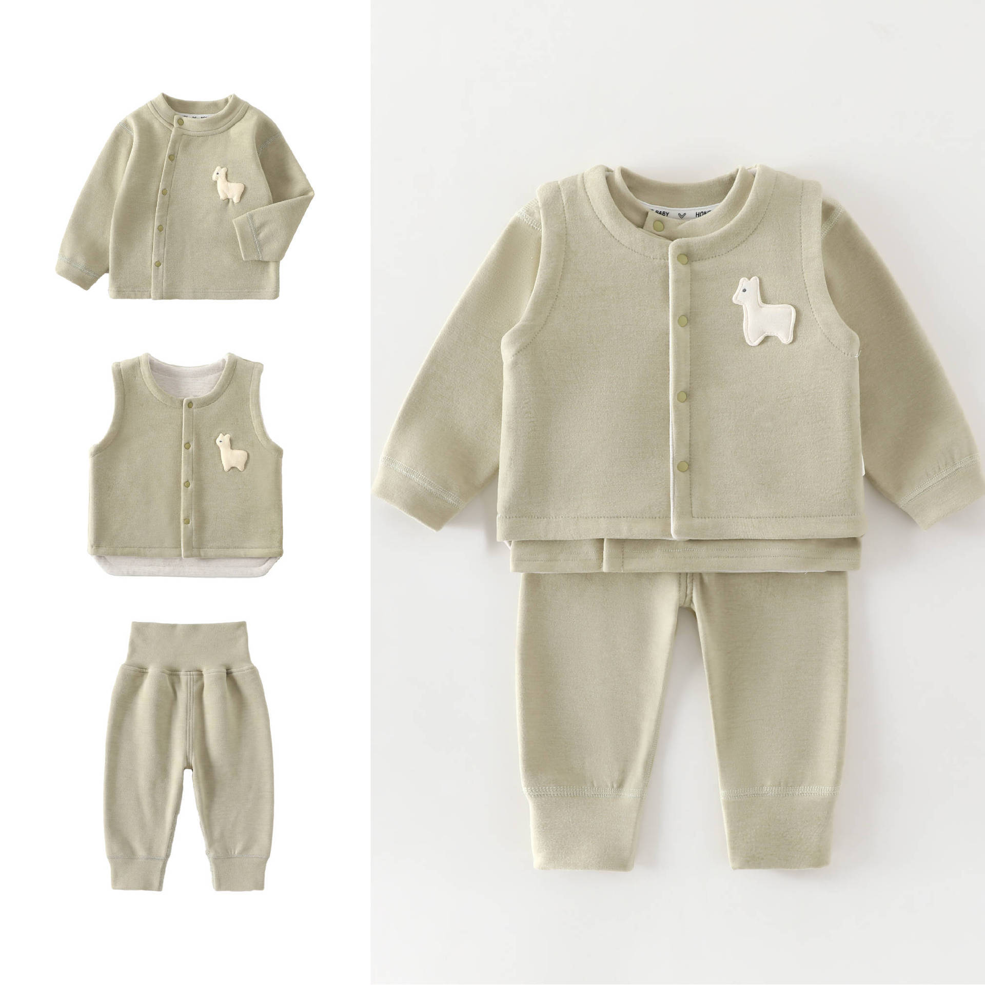 0-4 Year Old Baby Vest+long Sl - đánh giá và giá Baby Clothing Quality