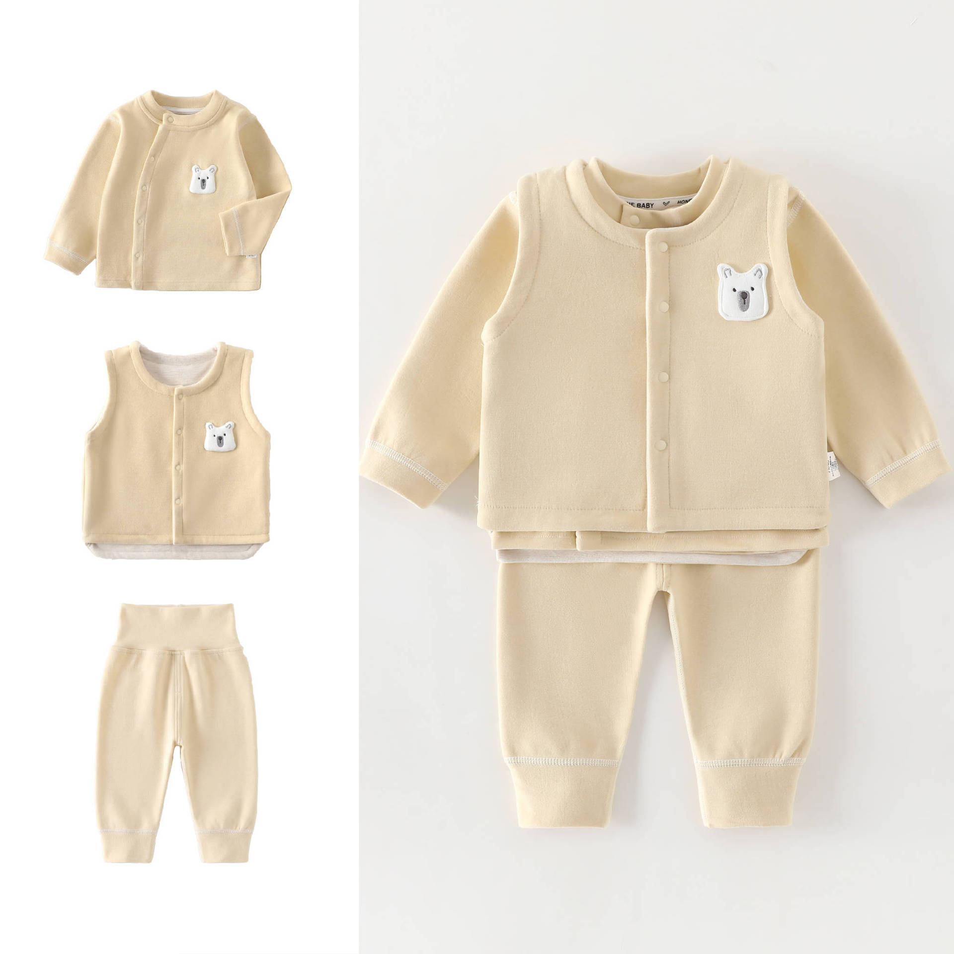 0-4 Year Old Baby Vest+long Sl - đánh giá và giá Baby Clothing Quality